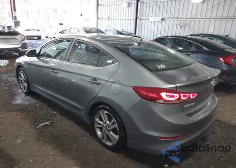 2018 Hyundai Elantra Limited из США, поврежденный, VIN KMHD84LF2JU575403